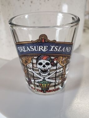 Vintage Las Vegas Treasure Island Pirate Shot Glass